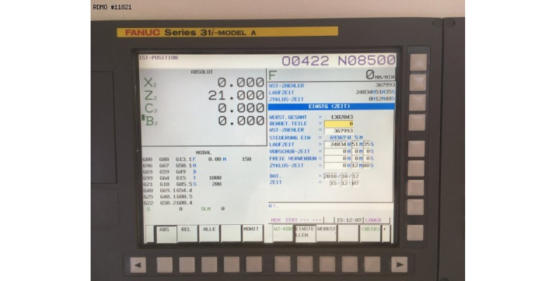 Cnc Lathe Nakamura Wt 100 Mmy 8 Axes 111 Used Machine Tools Rdmo