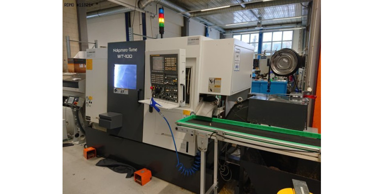 Cnc Lathe Nakamura Wt 100 Mmy 8 Axes 111 Used Machine Tools Rdmo