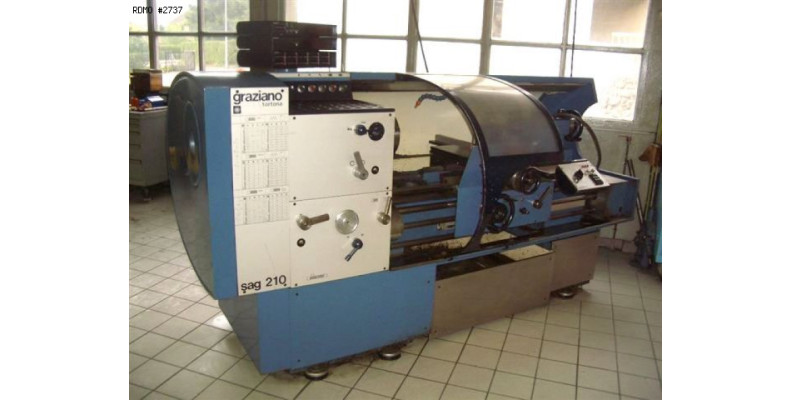 Lathe Graziano SAG 210 2737 Used Machine tools Rdmo