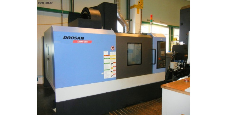 Vertical Machining Center Doosan Dnm 650 4659 Used Machine Tools Rdmo
